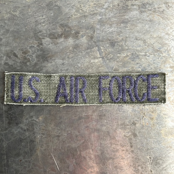 U.S. AIR FORCE embroidered tape patch - Vintage - Picture 1 of 10